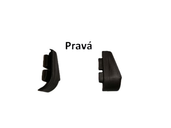 Obrázok z Koncovka ku krídl. odkvapnici FP 6257 - hnedá